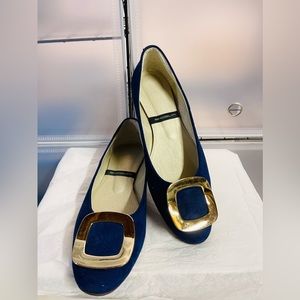 Korea Made Blue Ballet Flat
